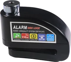Schijfremslot met Alarm – Fatbike / Scooter / Motor / Elektrische Fiets
